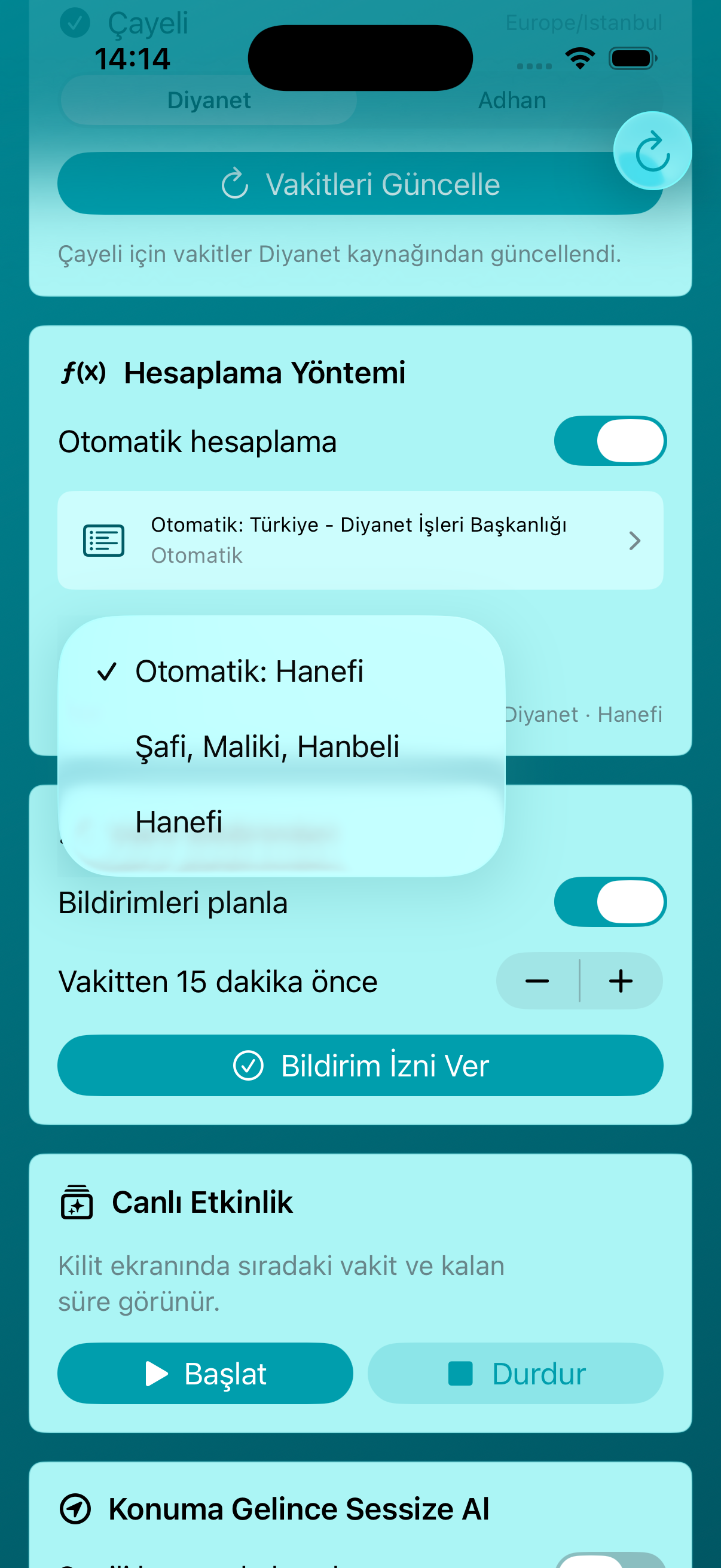Quick Madhhab Picker screenshot