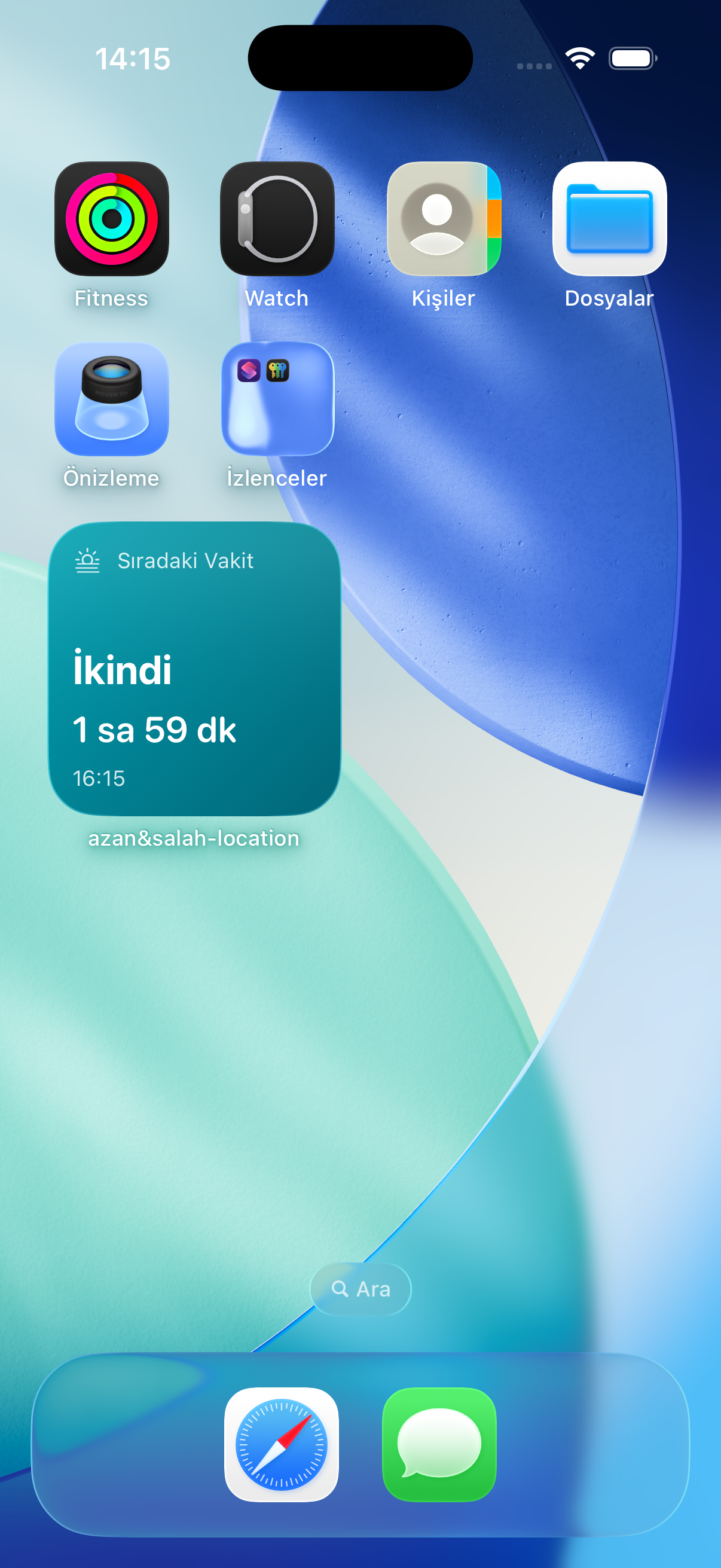 Compact Home Screen Widget screenshot